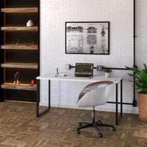 Mesa para Escritório Diretor Estilo Industrial 1,50m Kuadra