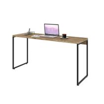 Mesa Para Escritório e Home Office Industrial Aspen 150 cm C01 Carvalho - Lyam Decor