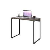 Mesa Para Escritório e Home Office Industrial Aspen 90 cm C01 Carvalho Dark - Lyam Decor