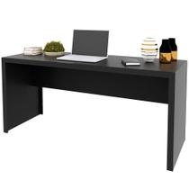 Mesa Para Escritório Escrivaninha 163 Cm Preto Mesa Para Escritório Escrivaninha 163 Cm Preto