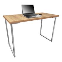 Mesa para Escritório Escrivaninha Estilo Industrial Mdf 100cm Ny Prata e Jade Mesa para Escritório Escrivaninha Estilo Industrial Mdf 100cm Ny Prata e Jade