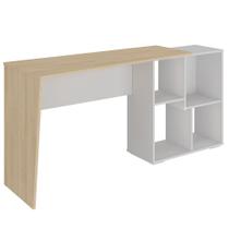 Mesa Para Escritório Escrivaninha Home Office Urban A02 Carvalho Branco - Lyam Decor Mesa Para Escritório Escrivaninha Home Office Urban A02 Carvalho Branco - Lyam Decor