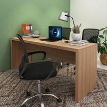Mesa Para Escritório Escrivaninha Madeira Linha Office 180cm - Tecno Mobili E