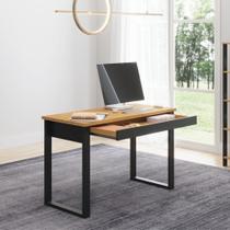 Mesa para Escritório Estilo Industrial 1,18m 1 Gaveta F24 Pradel Móveis Mesa para Escritório Estilo Industrial 1,18m 1 Gaveta F24 Pradel Móveis