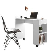 Mesa Para Escritório Estudos Alessa M2 Lukaliam Branco Mesa Para Escritório Estudos Alessa M2 Lukaliam Branco