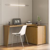 Mesa para Escritório Extensível em L ou Reta Ripado Milão Yescasa 2 Portas 180cm MDF Mesa para Escritório Extensível em L ou Reta Ripado Milão Yescasa 2 Portas 180cm MDF