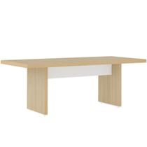 Mesa para Escritório Grande com Tampo Sapatas e Travessas