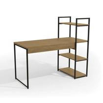 Mesa para escritório Kappesberg 3 prateleiras LI010 FreijPreto