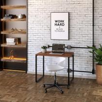 Mesa para Escritório Office Estilo Industrial 0,90m Kuadra