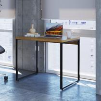 Mesa para Escritório Office Estilo Industrial 90cm Kuadra Compace