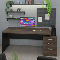 Mesa Para Escritório Pedestal 3 Gav. 1700x700 Tpo 30mm NetMobil