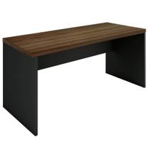 Mesa para Escritório Stock Móveis Essencial Mad/Preto 120x60