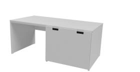 Mesa Para Estudo com 1 Baú Castelo 100% Mdf (Mesas Baús)