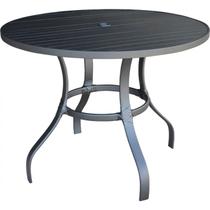 Mesa para Jardim com Tampo Ripado em Alumínio