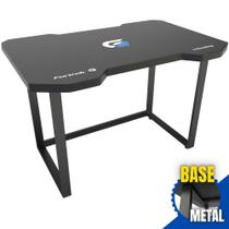 Mesa Para Jogos com Pés Nivelados Fortrek Vickers Para Setup Gamer Completo, Monitor, Mouse, Mousepad, teclado, console, computador