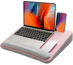 Mesa para laptop Lap HUANUO Portable com almofada para 15,6" rosa