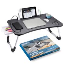 Mesa para laptop Suporte de cama para laptop Slendor com gaveta e portas USB