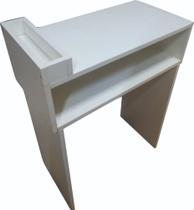 Mesa Para Manicure 60cm Com Compartimento 100% MDF Mesa Para Manicure 60cm Com Compartimento 100% MDF