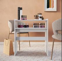 Mesa para Manicure Nails Designer Profissional Compacta Salão de Cabeleleiro Branca Mesa para Manicure Nails Designer Profissional Compacta Salão de Cabeleleiro Branca