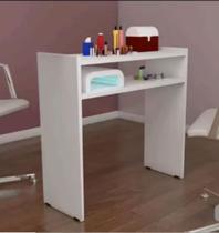 Mesa para Manicure porta esmaltes aparador acessórios MDF ATENÇÃO AO TAMANHO