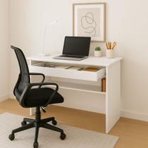 Mesa para Notebook 70 Cm Largura Com 1 Gaveta Home Office Escritório Quarto Sala