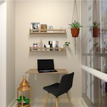 Mesa para Notebook Dobrável KitCubos Carvalho Mel 60 cm Mesa para Notebook Dobrável KitCubos Carvalho Mel 60 cm