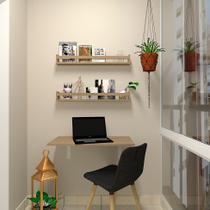 Mesa para Notebook Dobrável KitCubos Carvalho Mel 80 cm Mesa para Notebook Dobrável KitCubos Carvalho Mel 80 cm