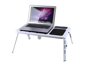 Mesa Para Notebook Dobravel Portatil Articulada Com Cooler