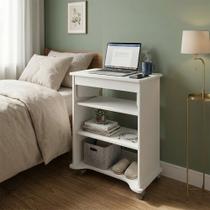 Mesa para Notebook e Computador Portatil Ideal para Estudo e Trabalho Branco Mesa para Notebook e Computador Portatil Ideal para Estudo e Trabalho Branco