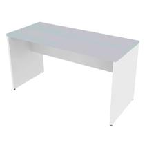 Mesa para Notebook KitCubos Branca e Cinza Cristal