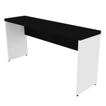 Mesa para Notebook Natus Branca e Preta 180 cm Mesa para Notebook Natus Branca e Preta 180 cm