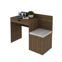 Mesa para Quarto ME4168 Tecnomobili 1 Gaveta Castanho