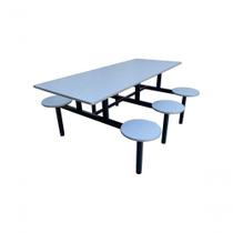 Mesa Para Refeitório Para 06 Lugares Linha Colombo Cinza Mesa Para Refeitório Para 06 Lugares Linha Colombo Cinza