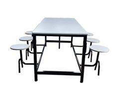 Mesa para Refeitório para 06 lugares Linha Romana Cinza