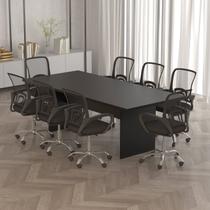 Mesa para Reunião 8 Lugares 220x100cm Mesa para Reunião 8 Lugares 220x100cm
