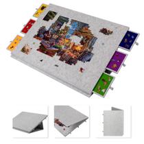 Mesa para Rompecabezas Lavievert de 2000 Piezas Plegable e Inclinable con Soporte Mesa para Rompecabezas Lavievert de 2000 Piezas Plegable e Inclinable con Soporte