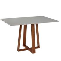 Mesa para Sala de Jantar 120 cm Isis Marrom/Mel Mesa para Sala de Jantar 120 cm Isis Marrom/Mel