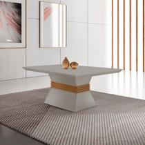 Mesa para Sala de Jantar 120cm Tampo MDF Canto Reto Clarice Mesa para Sala de Jantar 120cm Tampo MDF Canto Reto Clarice