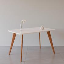 Mesa para Sala de Jantar 130cm com Vidro Acerola Mesa para Sala de Jantar 130cm com Vidro Acerola