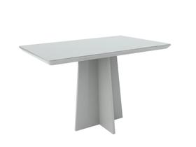 Mesa Para Sala De Jantar 4 Lugares 1,35x0,90 Anitta Off White Casa Madre