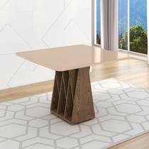 Mesa para Sala de Jantar 4 Lugares Orquestra Marrom/Carvalho/Fendi Mesa para Sala de Jantar 4 Lugares Orquestra Marrom/Carvalho/Fendi