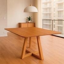 Mesa para Sala de Jantar 90cm Sofisticada com Tampo Laminado Vegas