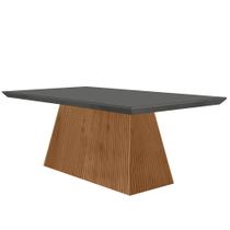 Mesa para Sala de Jantar Aida 180cm Em MDF e Vidro