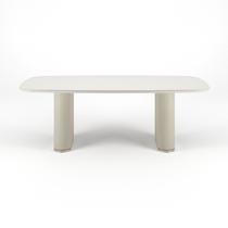 Mesa para Sala de Jantar com Vidro Lintz