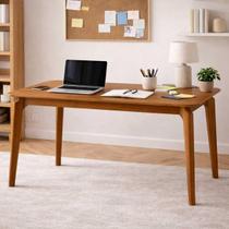 Mesa para Sala de Jantar Ficus 210cm Tampo em MDF Madeira/Cinamomo Mesa para Sala de Jantar Ficus 210cm Tampo em MDF Madeira/Cinamomo