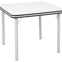 Mesa para Sala de Jantar Gisele Estilo Clássico Branco/Preto Mesa para Sala de Jantar Gisele Estilo Clássico Branco/Preto