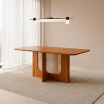 Mesa para Sala de Jantar Louise 180cmsem Vidro