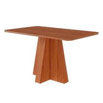 Mesa para Sala de Jantar Maite 130 cm com Tampo MDF Cimol Cinamomo
