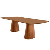 Mesa Para Sala De Jantar Noronha Moderna Mobília Cinamomo Imbuia
