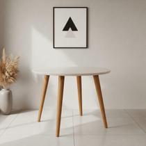 Mesa para Sala de Jantar Redonda 4 Lugares 110cm Dani Mesa para Sala de Jantar Redonda 4 Lugares 110cm Dani